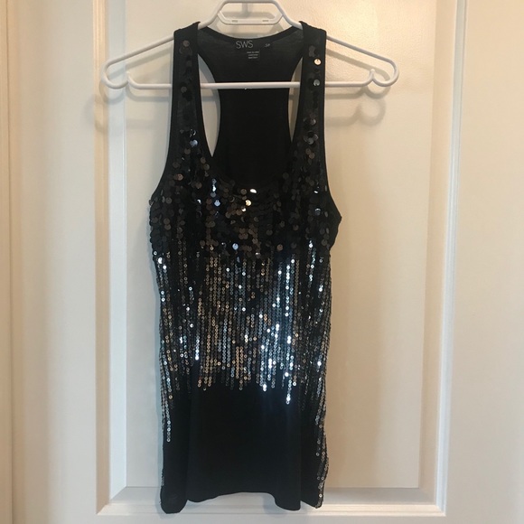 🌸 2/$15| Sequin Racerback Tank - Picture 2 of 5